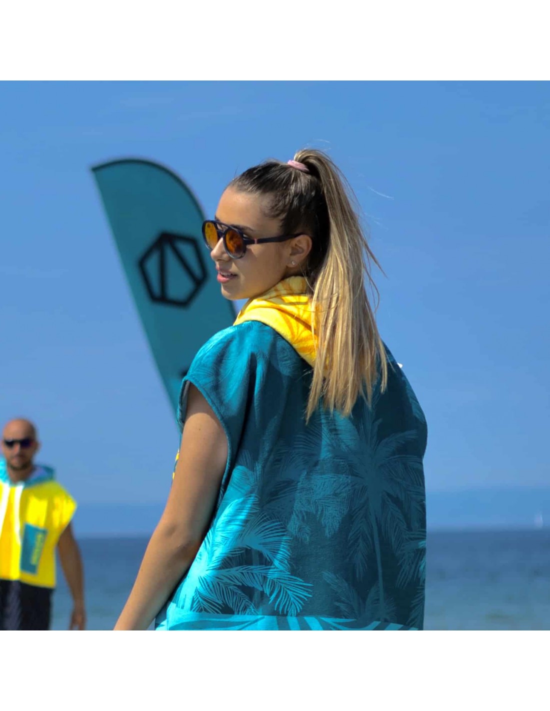 ПОНЧО MAZE BLUE TROPICAL